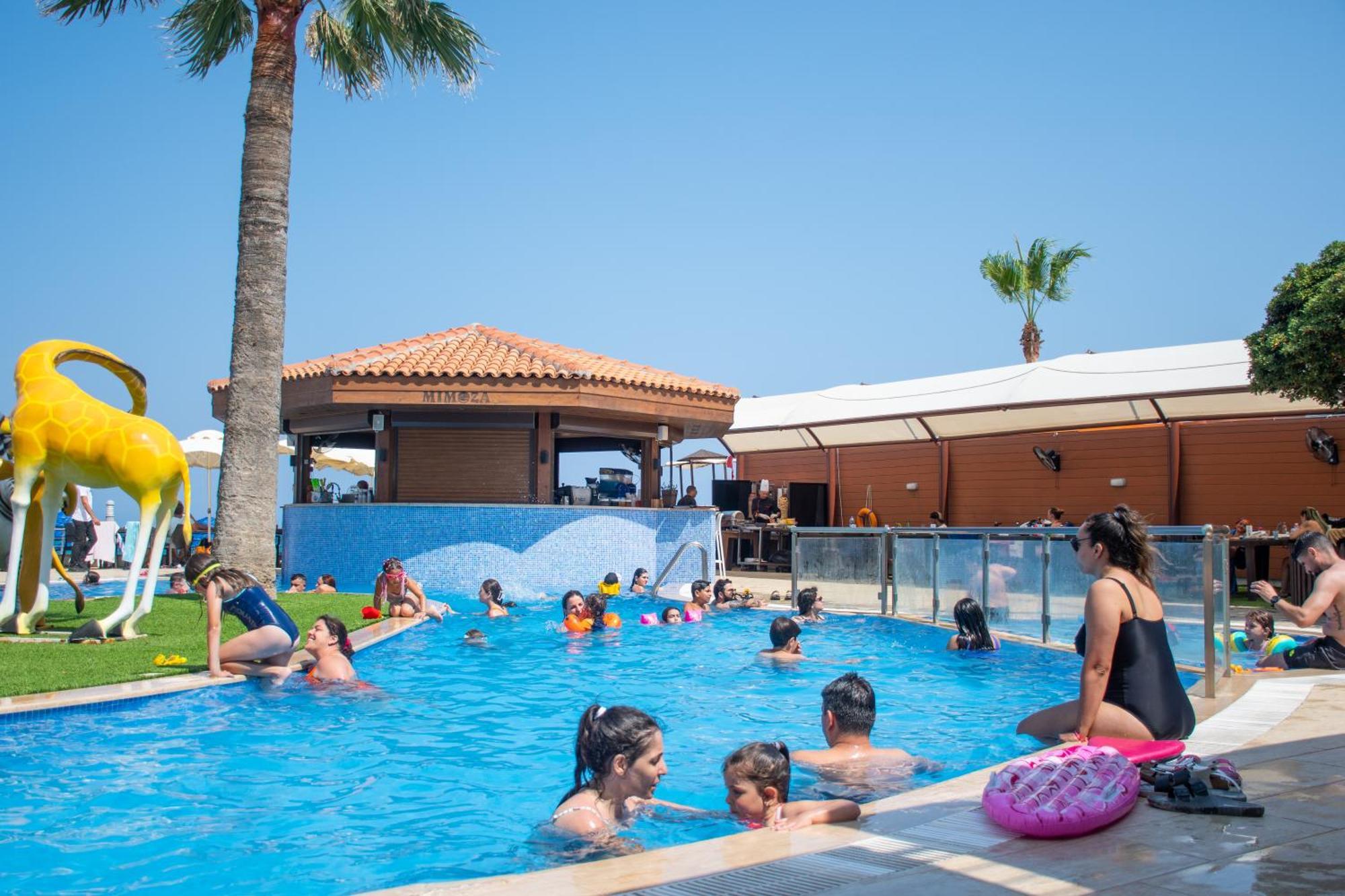 Mimoza Beach Hotel Agios Sergios Luaran gambar