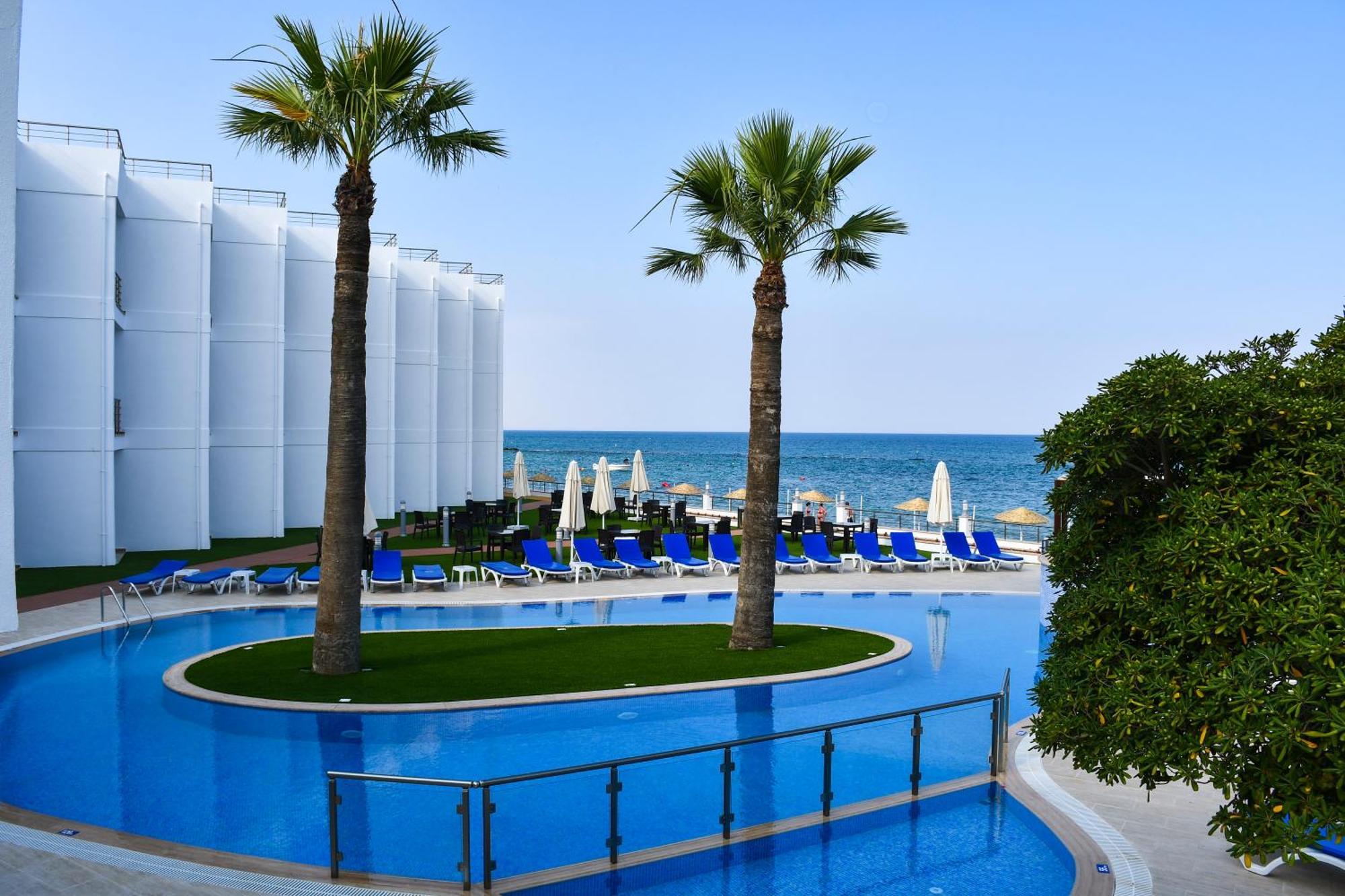 Mimoza Beach Hotel Agios Sergios Luaran gambar